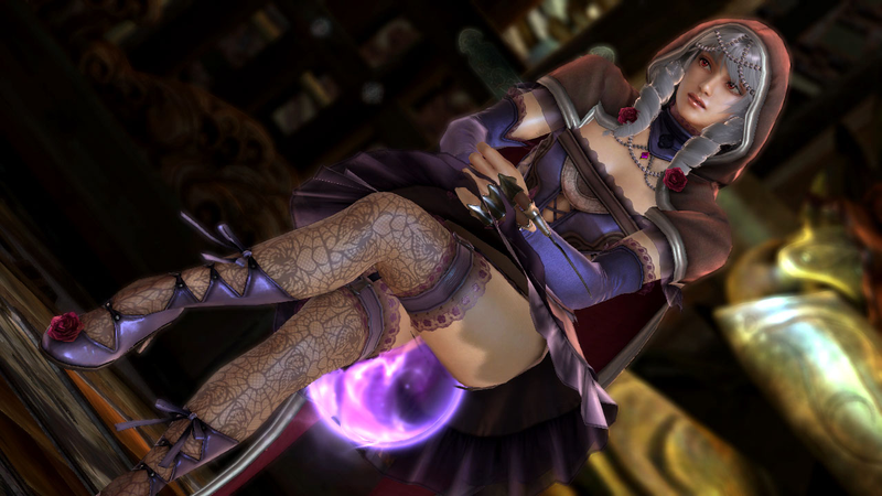 Illustration for article titled Watch Soulcalibur V's Two New Additions, Astaroth and Viola, Smash It up